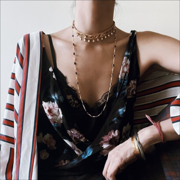 Black Moti Sunglass Chain