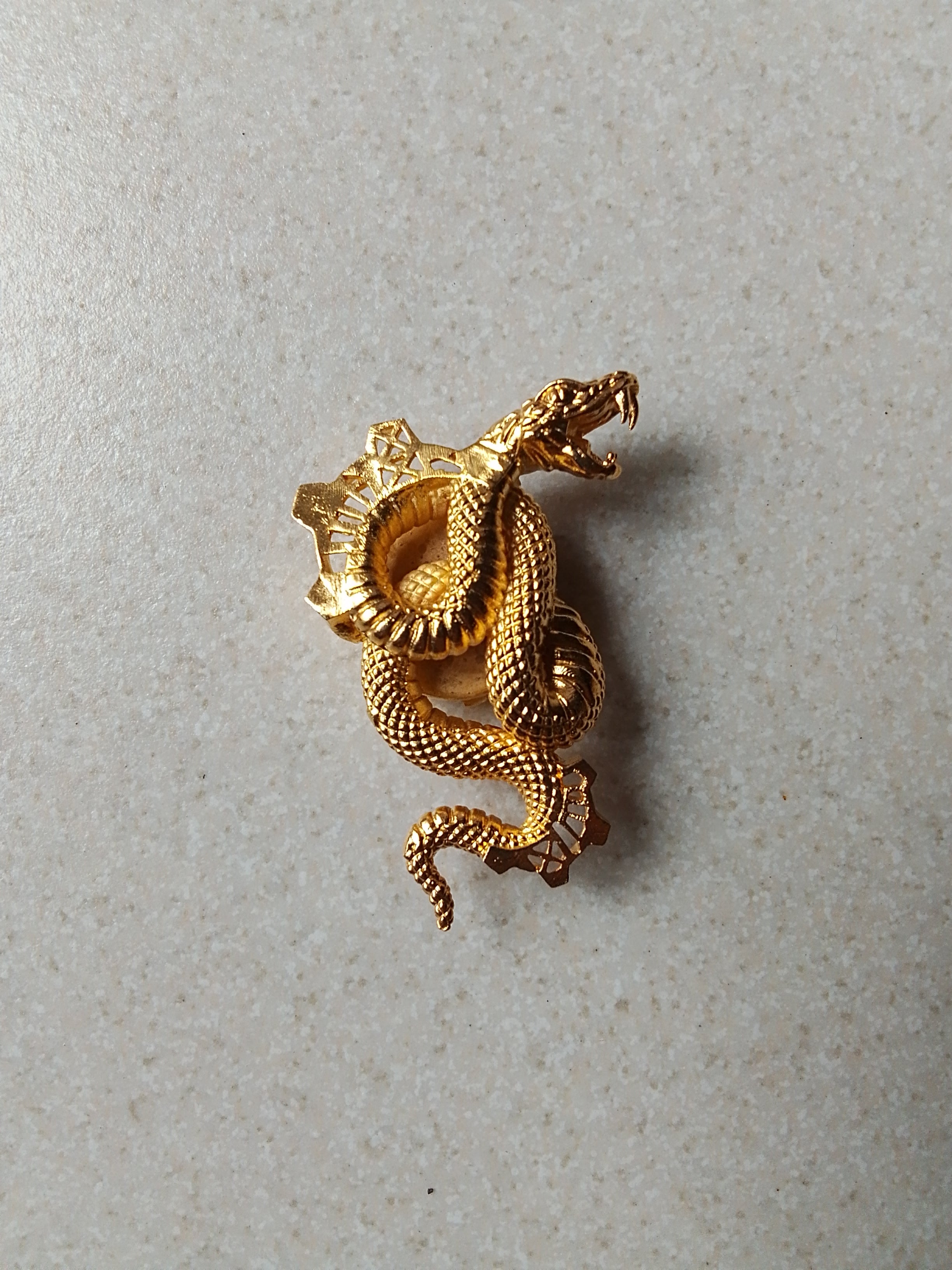 009 Arch Snake Button Cover