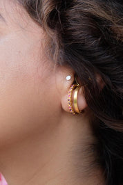 Swarovski Solitaire Stud - Pink