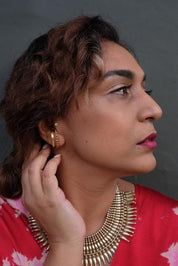 Swarovski Solitaire Stud - Pink