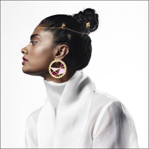 COLOR BLOCK HOOPS