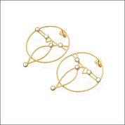 Kundan Hoops
