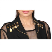Safety Pin Brooch