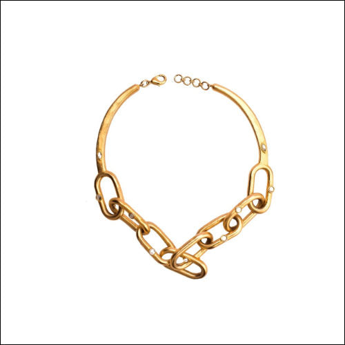 LINK CHOKER WITH KUNDAN STONES