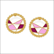 COLOR BLOCK HOOPS