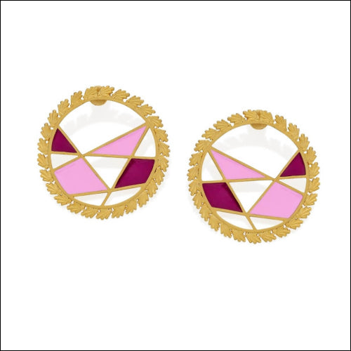 COLOR BLOCK HOOPS