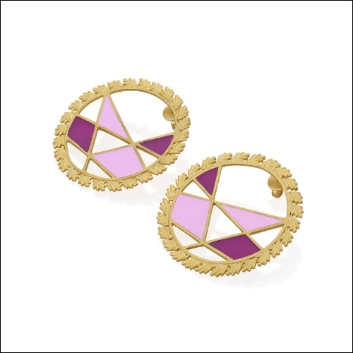 COLOR BLOCK HOOPS